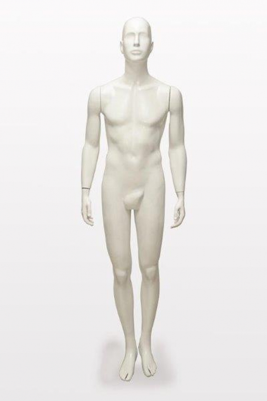 Manequim Masculino Branco para Locar Parque do Carmo - Manequim Masculino de Vitrine