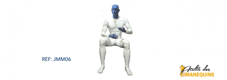 Manequins Corpo Inteiro Masculino Interlagos - Manequim Corpo Inteiro com Cabeça